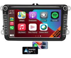 2+64GB VW CarPlay Android Auto Car Radio For Volkswagen Golf Passat Jatta Skoda Seat Intelligent System GPS Navigation Car Radio