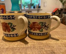 Nicholas Mosse pair- old rose mugs