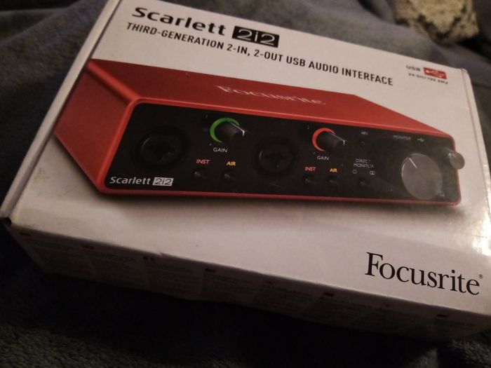 Focusrite Scarlet 212 Third Generation 2 In 2 Out Usb Audio Interface ...