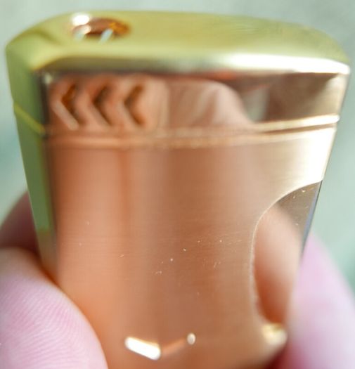 Vintage Ronson Gold Tone Lighter Made In England Tested In Original Box