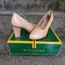 Gorgeous Leather Nude Shoes size 36 Image 2