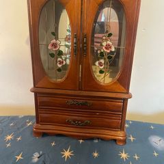 Vintage tabletop jewellery armoire dat s 70s-90s