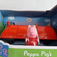 New peppa pig family car and new sticker book