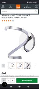LED wall lamp