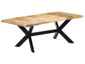 Dining Table 200x100x75 cm Solid Mango Wood