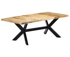 Dining Table 200x100x75 cm Solid Mango Wood