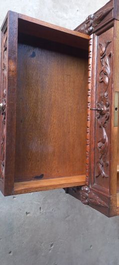 Antique ladies french seweing Chest oak early 1930s  Beautiful