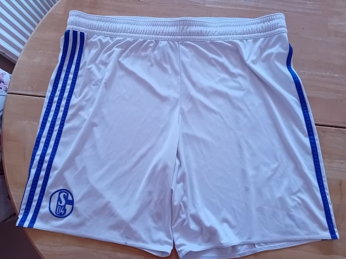 Adidas Shalke 04 White Shorts XL