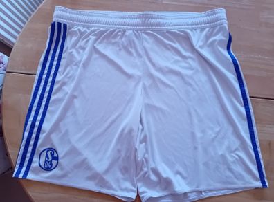 Adidas Shalke 04 White Shorts XL