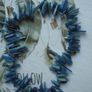 Kyanite long nugget beads,Jewellery making supplies,Gemstone beads,Craft supplies Image 4
