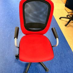 red office swivel chair x 2