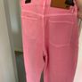 pink ankle length mom jeans Image 3