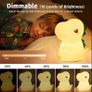 One Fire Dinosaur Night Light Kids LampBedroom, Colour Changing Baby Night Light, Silicone Dinosaur Lamp, USB Rechargeable Battery Lamp Kids Light Night Bedroom Decor,Cute Dinosaur GiftsBaby (WH-A27) Image 8