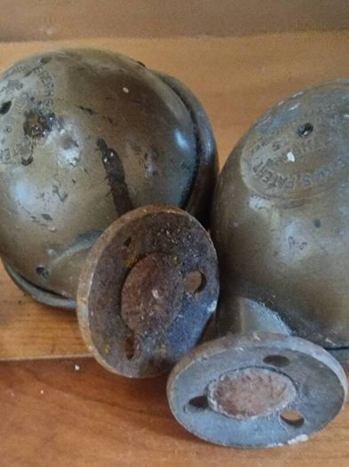 4 Vintage Shepherd's Patent Ball Castors