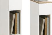 Set of 2 side tables bedside tables narrow storage tables