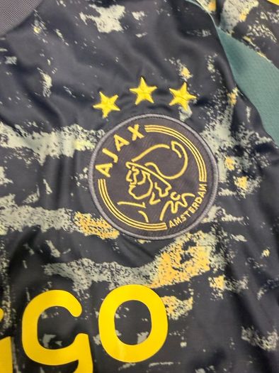 Ajax sky blue football jersey