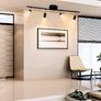 NEW SALE | 4 Way GU10 6W Ceiling Light Fitting, Spot Light Ceiling Spotlight Swiveling Lamp Light Bases Angle Adjustable for Kitchen Bedroom Living Room and Showroom Image 4