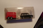 Mercedes G with horsetrailer model car