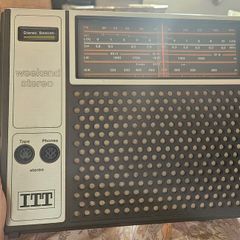 Vintage ITT Weekend Stereo Radio with Push Buttons