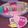 1995 Bluebird Polly Pocket Unicorn Meadow set Image 6