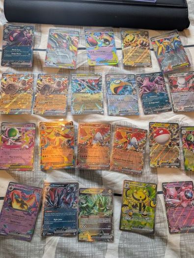 Pokemon Cards Bulk Lot, IR, Trainer Cards, Masterball, Ex, Charizard, Meowth, Pikachu