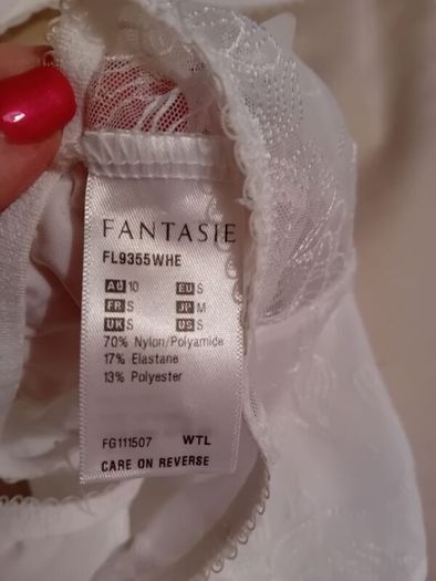 Fantasie Estelle - Side Support Underwire Bra 30F and Briefs S - White - BNWT RRP 70