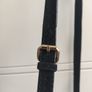 Monsoon Black 100% Real Suede Crossbody Bag Image 5