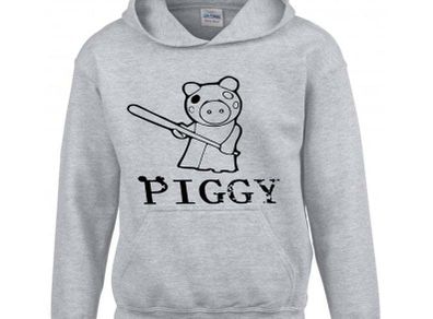 Gaming Hoody Boys Girls Kids Childs Gamers Piggy Version Hoodie Hooded Sweatshirt YouTube Gamer H14