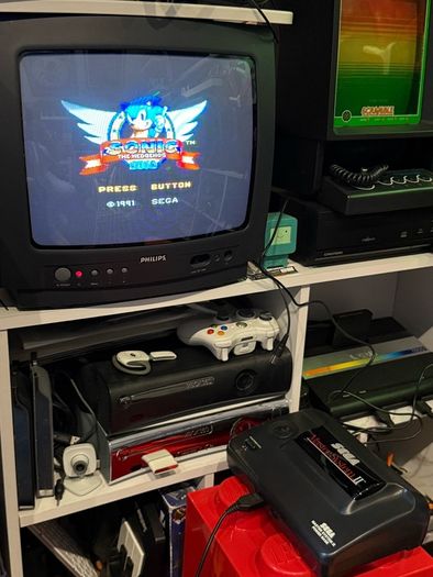 Rare Sega Master System II Sonic Built-In-Excellent Condition