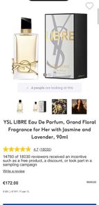YSL Libre 150ml travel exclusive parfum for her