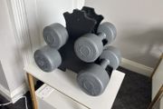 dumbbell set with stand
