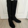 Unisa low heel knee height Spanish black suede leather boots RRP 165 euro new & in a presentable box UK size 8 EU 42C Image 3