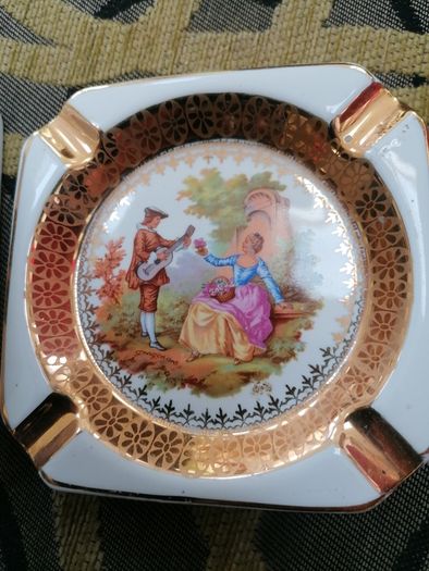 Two vintage French ashtrays
