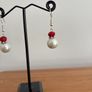 Pearl and Bead Earrings Image 2