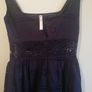 ASOS Ladies Navy Dress With Lace Trim Lined Sleeveless New With Tags Size UK4 CAN POST Image 5