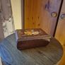 Vintage Wooden Jewellery Box with a Mirror Image 2