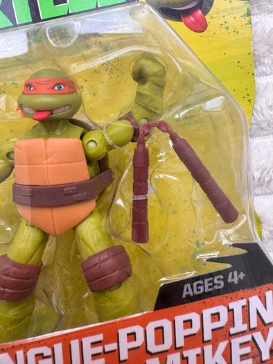 Teenage Mutant Ninja Turtles Tongue Poppin Mikey Action Figure Please see photos