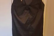 River Island  black mini dress with bow size UK10 EUR36/38 Postage included
