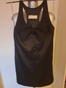 River Island  black mini dress with bow size UK10 EUR36/38 Postage included