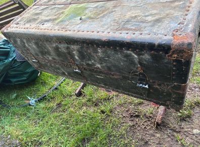 Old steamer trunk