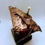 Handcrafted hammered copper sculpture Image 5