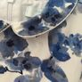 Willow by Leigh Tucker blue & white floral dress with matching next cardigan Age 3-4 EUC Image 4