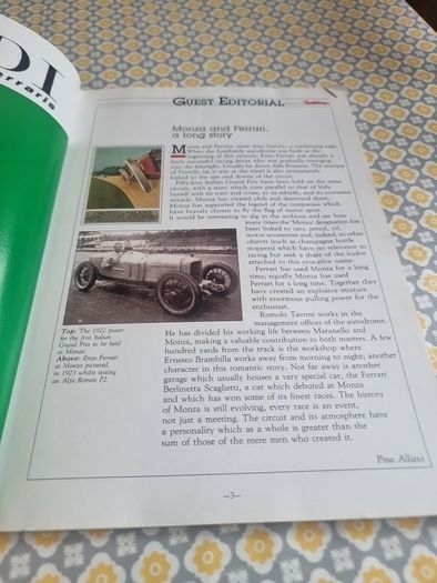 Ferrari World magazine Issue 3, October/November 1989 250 GT Berlinetta