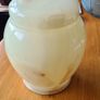 Fabolous Large Marble Onyx Urn C/w Lid. In Very Good Condition. No Chips. Image 8