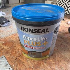 Ronseal Fence Life Plus  sage 9L (Brand New)  Selling an