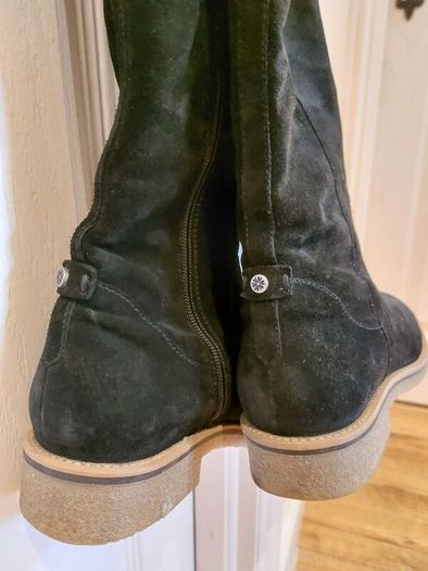 Van Dal- Black Suede Boots- size uk 6/eur39