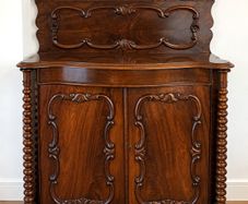 Victorian Solid Mahogany Chiffonier / Side Cabinet