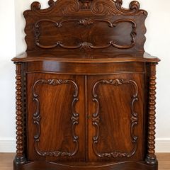 Victorian Solid Mahogany Chiffonier / Side Cabinet
