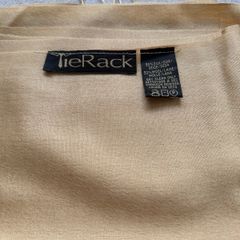 Vintage Tie Rack large scarf shawl