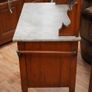 Victorian Walnut Marble Top Washstand Image 3